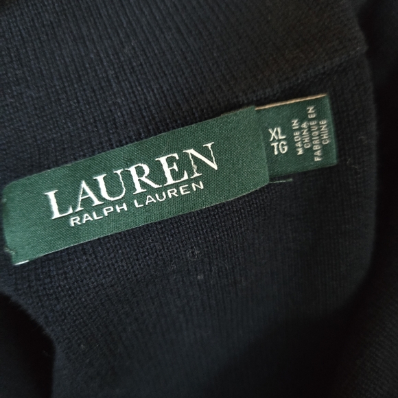 Lauren Ralph Lauren Sweater Knit Blazer Notch Collar 3 Button Old Money Size XL - Picture 3 of 11